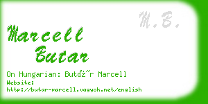 marcell butar business card